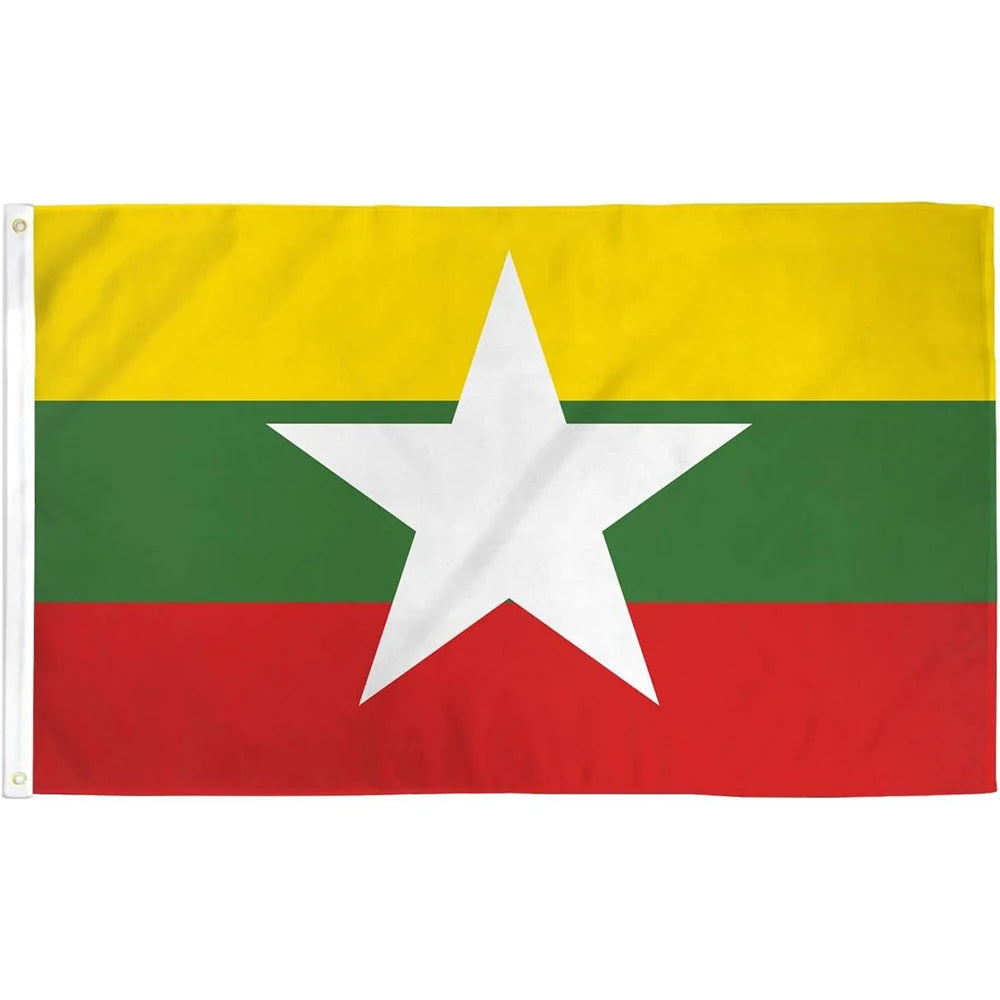 Myanmars flagga